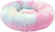 Happyyami 1pc Fur Cushion Bed Bed Cute Kennel Cat Pet Cushion Pets Eh Mattress Mat Small Medium Indoor Plush Round