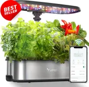 Hydroponics Growing System – 12 Pods Smart Herb Garden Kit for Indoor Gardening