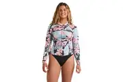 Billabong Peeky Natural Wetsuit Jacket Womens in Nights In Paradise
