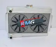 ALUMINUM RADIATOR FOR 1962-1974 MG ROVER MGB / GT /BASE NIB 3ROW 1965 1970+Fans (for: MG)