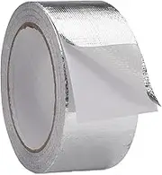 Aluminum Foil Tape with Adhesive Backing for Ductwork High Temperature Resistant Silver Tape for HVAC Ducts and Pipe Systems Repairing (1)
