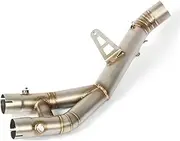 Durable Accessories Slip On Motorcycle Exhaust Systems Mid Link Pipe Connection 60mm Muffler for YZF R1 R1M 2022 2023 MT10 2015-2021