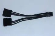 Lot of 10 EVGA W000-00-000144 4-Pin Molex to 6-Pin PCI-E Power Cables NEW Sealed