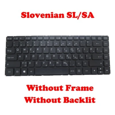 Laptop Keyboard For Getac V138418CS1 V00 SV-RO 531087680968 Slovenian SL SV-RO
