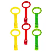 6 Pcs Baby Standing Pull Ring Playpen up Rings Child Walking Helper
