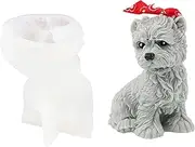 Candle Silicone Mould Dog Soap Moulds for Cute Dogs, Craft Poodle, Resin Ornaments, Chocolate