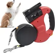 Extendable Dog – 5M Nylon Retractable Lead | 360° - Design with Anti-Slip Handle & Quick Lock Button | Durable Dog for Small to Medium Dogs, Perfect for Walks, Parks & Travel