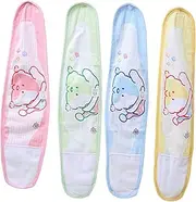 CIMAXIC Infant Navel Band 4pcs Belly Band Navel Protection Cotton Elastic for Different Waist Sizes Random Color