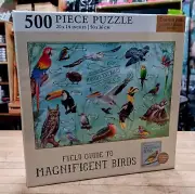 500 Piece Jigsaw Puzzle: Field Guide to Magnificent Birds