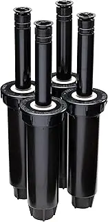 Rain Bird 1804AP4PK Professional Pop-Up Sprinkler, Adjustable 0° - 360° Pattern, 8' - 15' Spray Distance, 4" Pop-up Height, 4-Pack