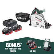 Metabo 18V Cordless Plunge Saw 2 x 5.5Ah AU60186600 Kit