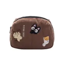 在飛比找momo購物網優惠-【KIRO 貓】貓咪家族 立體造型 小物收納 雜物包/手拿包