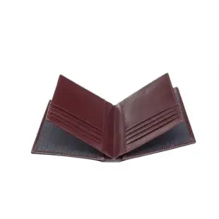 福利品 【AIGNER 艾格納】牛皮卡片相片證件夾-古董紅+BALLY牛皮鑰匙包