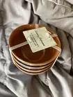 TOMMY BAHAMA Gray MELAMINE Small Dip Appetizer Topping Fruit Tidbit Bowls Set 4