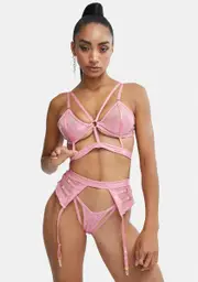 [Forplay] Bubblegum Bliss 3-Piece Garter Set