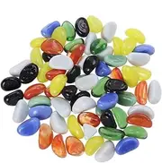 FONDOTIN Stone Decor Fish Tank Ornaments Artificial Gravel Microlandscape Pebble Decorations for Aquarium Substrate