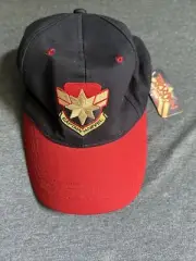 Captain Marvel Star Symbol Icon Logo Adjustable Hat by CultureFly - NEW