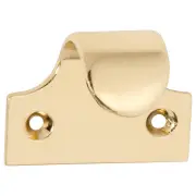 Small Plain Sash Lift, Polished Brass