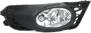Car Fog Lamp Assembly For Civic 4-Door Sedan 2009 2010 2011 Foglight Car Front Bumper Fog Light With Light Bulb Fog Lamp Assembly Front Bumper Fog Light(left)