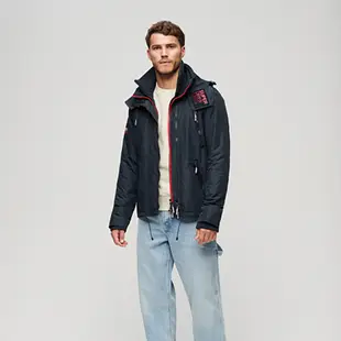 SUPERDRY 男裝 長袖外套 MOUNTAIN WINDCHEATER 海軍藍