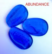 Law of Attraction Powerful Abundance Rocks (3/qty )-Tuscany Aztec Pebble (Blue)