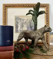 Alfresco Emporium, BNWT. Ornamental Leopard and Classical Cheetah Framed Print