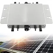 1400w Micro Solar Inverter Grid Tie Inverter, Mppt Grid Connected Aluminum Alloy Sine Wave Solar Power Inverter Ip65 Waterproof, App Monitor Solar Converter
