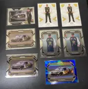 2023 Panini Racing KYLE BUSCH 8 Card Lot Prizm and Chronicles - RCR #8