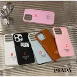 普拉達 IPHONE15PROMAX/14/13/12/CASE/荔枝紋插袋PRADA/IPHONE手機殼/高品質保護