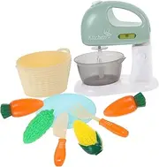 Kisangel Realistic Kids Cooking Toy Set Egg Beater Mini Mixer Child's Playhouse Accessory