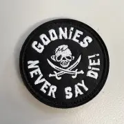 Hook & Loop Patch Goonies Never Say Die Backpack Tactical Carry Case