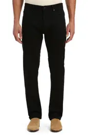 Mavi Jeans Zach Straight Leg Jeans in Black at Nordstrom, Size 29 X 32