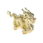 1Pc Antique Ornament Chinese Mythical Animal Dragon Statue Feng Shui Decor