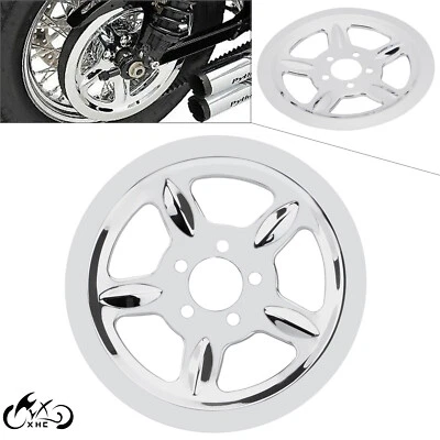 Chrome Rear Pulley Insert Cover For Harley Sportster 1200 Forty Eight Iron 883