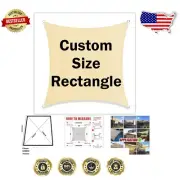 Commercial Heavy Duty Sun Shade Sail - Rectangle - Customizable UV Block Canopy