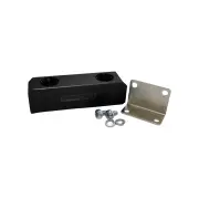 Aeroflow Fuel Block Log Type -10Orb Black 2 X-10 Side 2X -10 Top AF452-10BLK