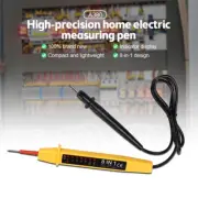Electric AC/DC Voltage Detector Pen Tester 6-380V Voltmeter Ammeter Circuit 8in1