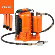 20 Ton Air Hydraulic Bottle Jack W/ Manual Hand Pump Automotive Car Repair