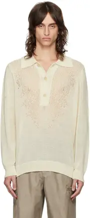 Our Legacy Big Piquet Jumper 50,52,54 white