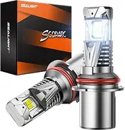 SEALIGHT Brightest 9004 Bulbs 60000LM for ATVs & Powersports, 2025 Version, 60000LM Brighteness S7S Wireless HB1 Fog Lights 10 Years Lifespan- Pack of 2