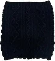 ツイン(Twin) Women's Belly Wrap Pants, Loungewear, Long Leggings, Stylish, Solid, Knitted, Warm, Fluffy, Stretchy Knit