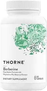 Thorne Berberine 1000 mg per Serving - Botanical Supplement - Support Heart Health, Immune System, Healthy GI- Gluten-Free, Dairy-Free - 60 Capsules - 30 Servings
