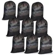 Mesh Laundry Bag, 9 Pcs 30" x 40" Heavy Duty Large Mesh Laundry Bags Black