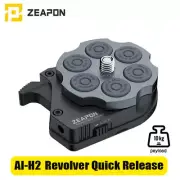 ZEAPON AI-H2 Revolver Quick Release Base Clamp Plate for DSLR Camera Slider Rail