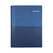 2025-2026 Financial Year Diary Collins Vanessa A4 Week to View Blue FY345.V59