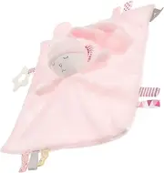 ibasenice Plush Soothing Towel Bunny Shape Security Blanket for Comfort Sensory Experience for Newborns Present for Showers Birthdays