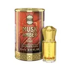 Ajmal MUSK AMBER Men Attar Woody & Spicy Fragrance Non-Alcoholic Long Lasting 5m