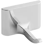 Lot of (4) ASI 0740-Z, Commercial Single Robe Hook, Zamak w/ Chrome Finish