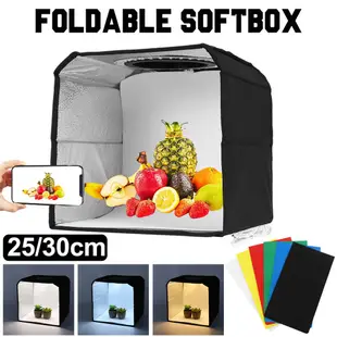 I90333 25/30cm Mini Photo Studio Lightbox Folding Portable S