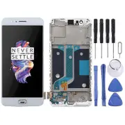 Wwxx OEM LCD Screen for OnePlus 5 A5000 Digitizer Full Assembly with Frame (Black) xh White